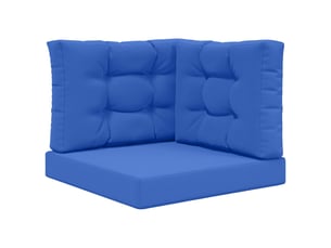 Coussin de canapé d'extérieur, coussin de chaise polyester bleu royal 60 x 60 cm cf54033