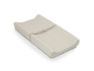 Matelas a langer beige avec sangles de securite 2 ans