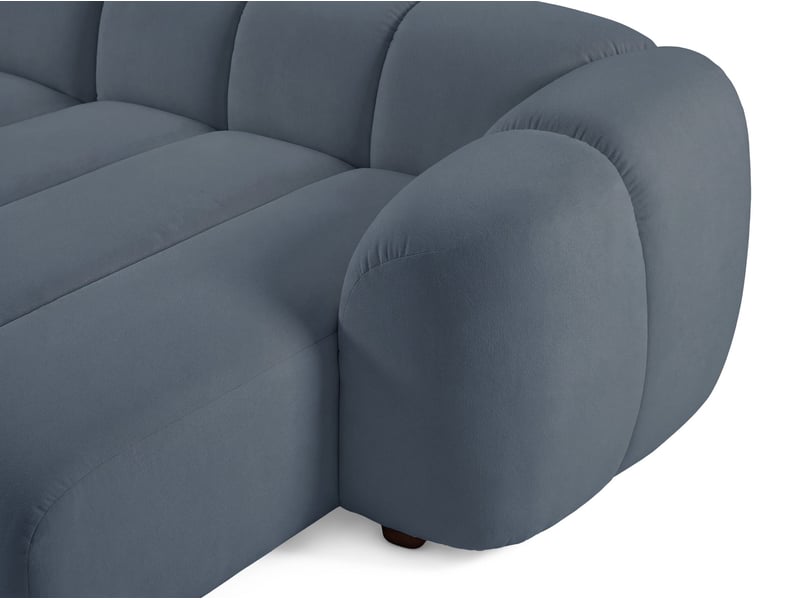  Selsey millma - canapé d'angle - 300 cm - velours bleu clair Millma - Conforama E