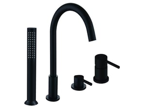 Robinet de baignoire fixation sur plage 098 céphise noir mat | hudor