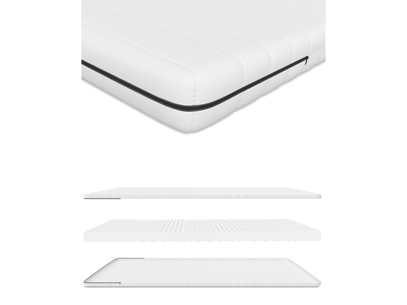  Matelas – 140x200 cm, 13 cm d’épaisseur, 7 zones, noyau en mousse froide  - Conforama A