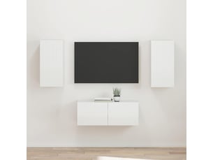 Meuble tv coloris blanc 78.5 cm <strong></strong>  <strong></strong>