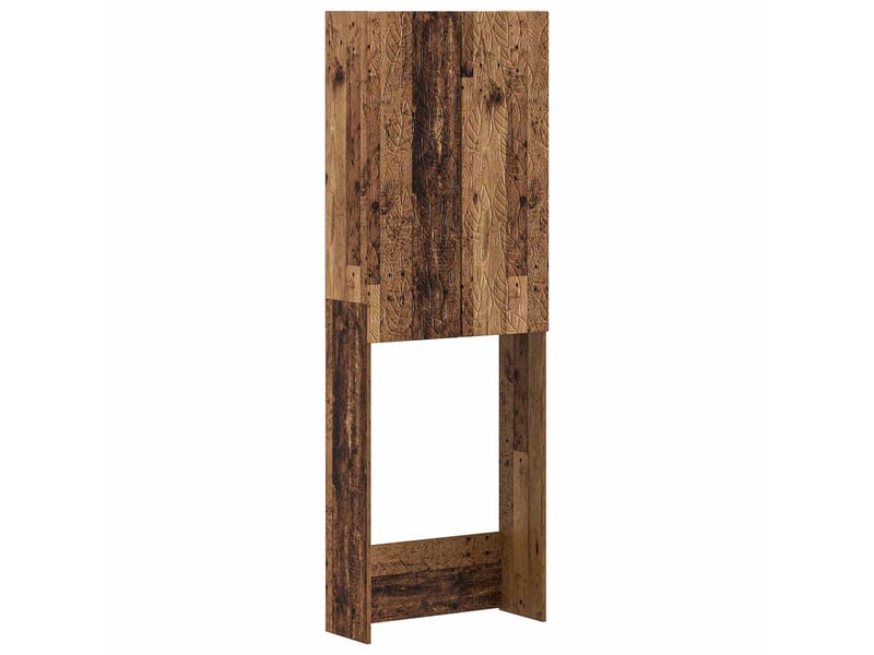  Armoire de toilette, meuble de toilette delft bois ancien 66x25.5x190 cm  - Conforama A