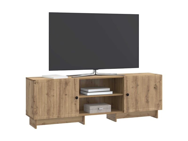  Meuble tv - banc tv - meuble de rangement 150 x 31 x 50 cm chêne artisanal bois d’ingénierie  - Conforama C