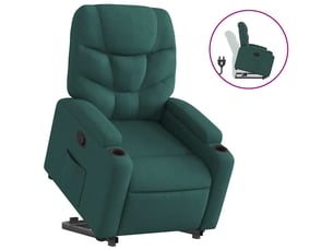 Fauteuil fixe  <strong></strong> Tissu vert