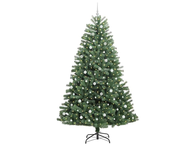  Sapin de noël artificiel, arbre de noël à branches articulées vert 240 cm shl10000  - Conforama C