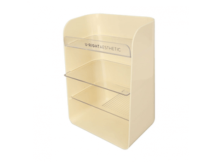 Étagère cosmétique multicouche, grande capacité, cloison amovible, organisateur de comptoir stable pour chambre, salle de bain, bureau,