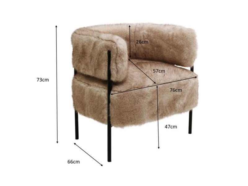  fauteuil lilja soft kare design  - Conforama D