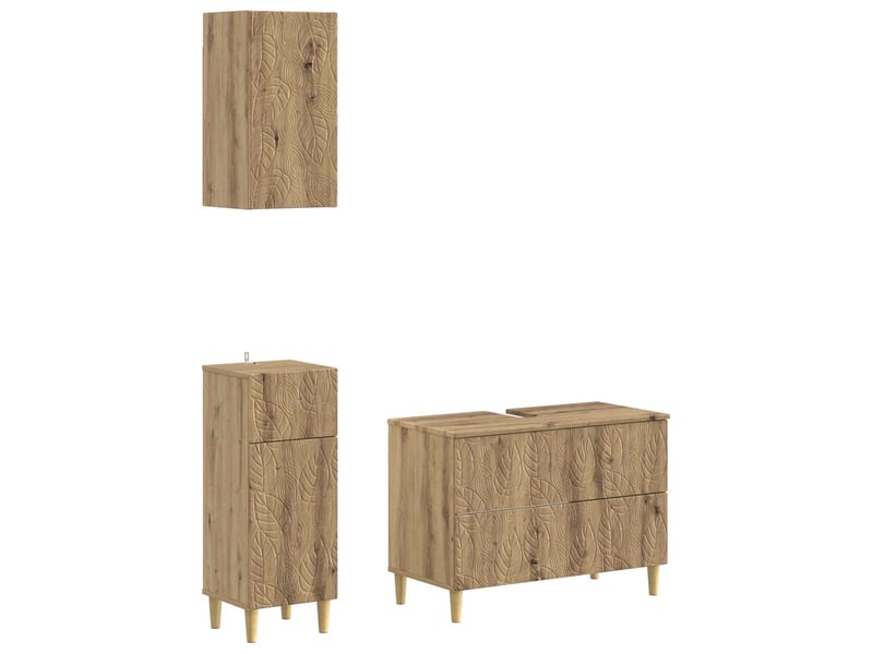  Ensemble de meuble de salle de bain 3 pièces delft cf63368  - Conforama A