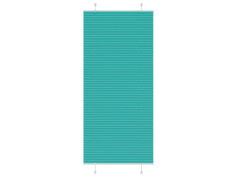 Store plissé, store de fenêtre vert pétrole 85x200 cm largeur du tissu 84,4 cm cf47108 - Conforama B