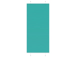 Store plissé, store de fenêtre vert pétrole 85x200 cm largeur du tissu 84,4 cm cf47108