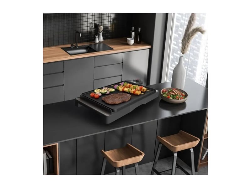  Plancha électrique compacte 36 x 25 cm noir fagor fg0725  - Conforama C