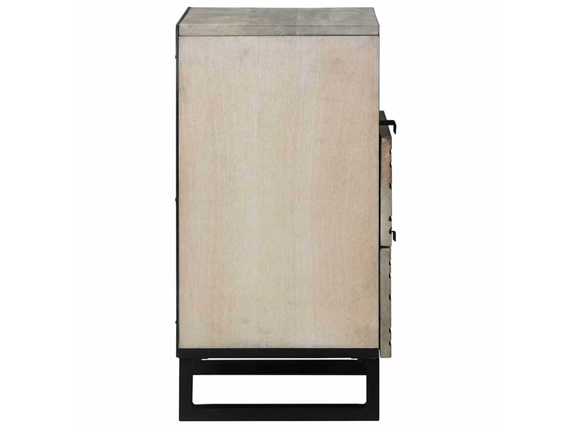 Table de chevet - cabinet de chevet - table de nuit blanc 50 x 33 x 62 cm bois d'ingénierie  - Conforama C