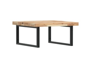 Étagère de vasque | étagère murale acier et bois massif d'acacia shl8215