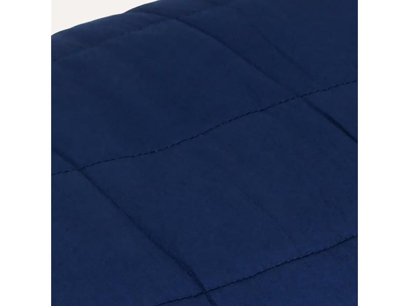  Couverture lestée adulte bleu 200x200 cm 13 kg tissu shl86373  - Conforama D