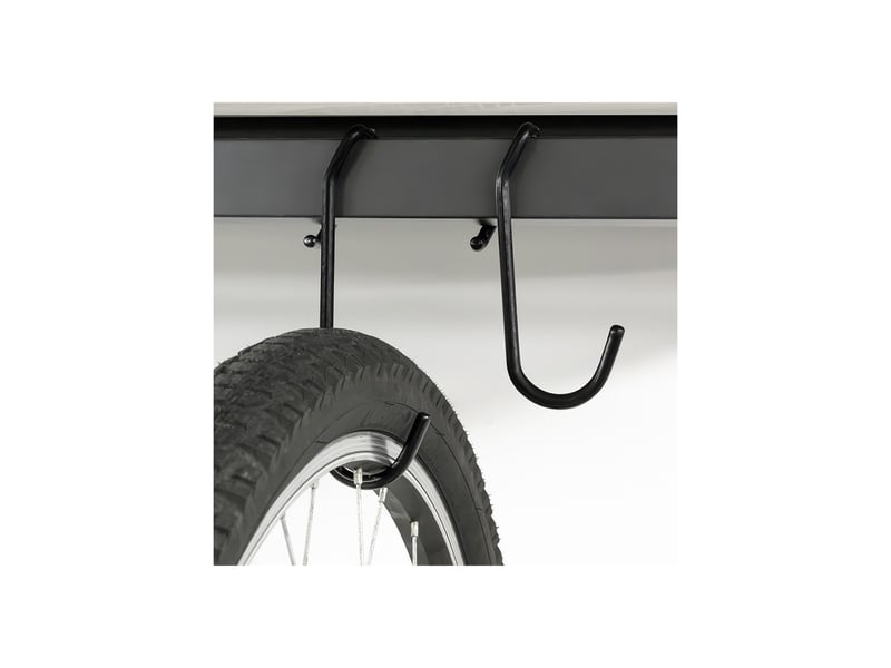  Porte-vélos koro en métal noir 116,5 x 75 x 208 cm  - Conforama E