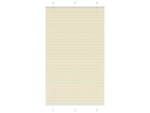 Store plissé, store de fenêtre crème 110x200cm largeur du tissu 109,4cm polyester cf46825