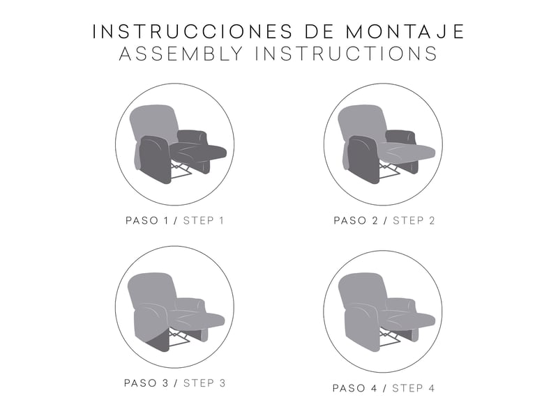 Housse de canapé haut de gamme, salsa pieds joints, c1  - Conforama E
