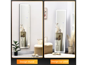 Miroir à poser coloris coloris assortis <strong></strong> <strong></strong> - 40 cm x 37 cm