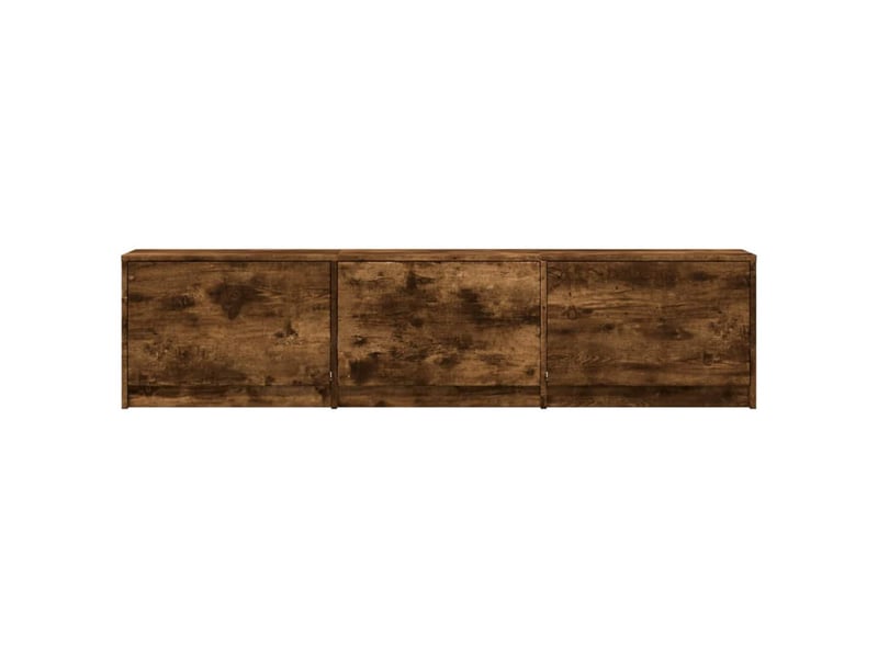 Meuble tv - banc tv - meuble de rangement chêne fumé bois d'ingénierie - Conforama E