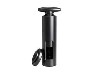 Tire-bouchon gamme classic en plastique noir – 4.1 x 6.4 x 16.5cm