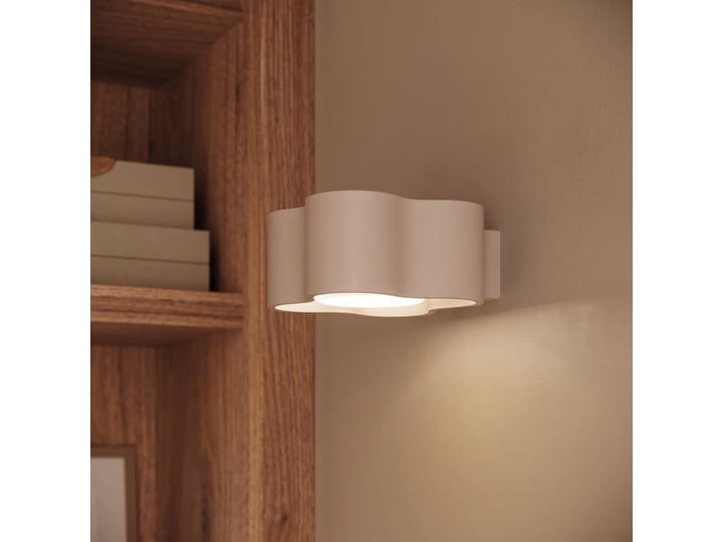  Plafonnier ovio 1 taupe gx53 aluminium moderne 6x12x12cm SL.3333 - Conforama D