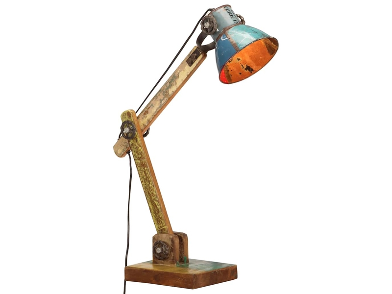 Lampe de bureau industrielle multicolore ronde 23x18x95 cm e27 - Conforama B
