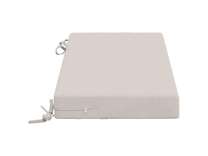  Coussin de banc, coussin d'assise, coussin de canapé soest 100 % polyester blanc 60 x 40 x 8 cm cf53048  - Conforama D