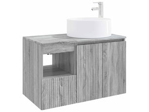 Ensemble de mobilier de salle de bain 2 pc sonoma gris cf64200