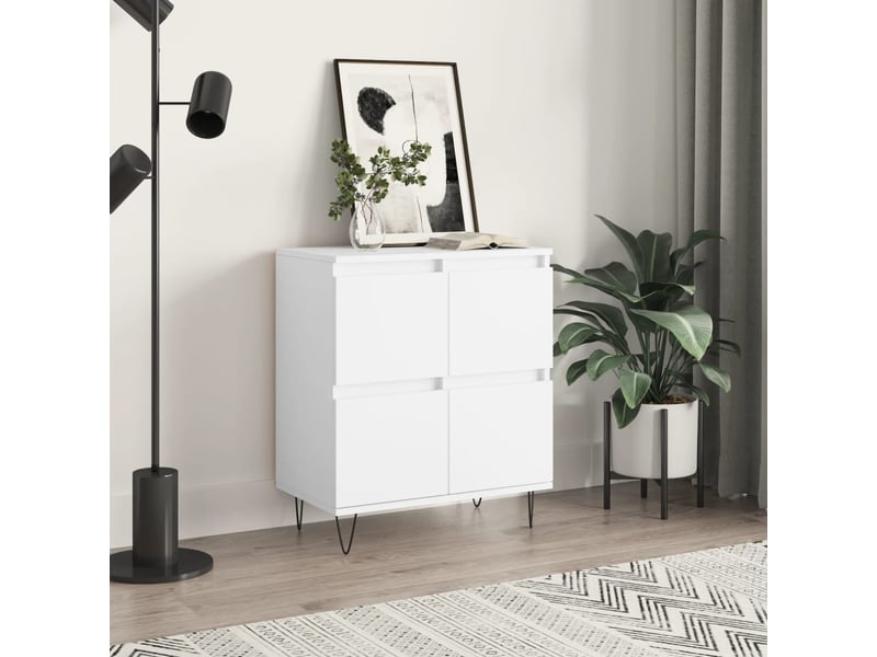  Buffet - bahut - meuble de rangement blanc 60x35x70 cm bois d'ingénierie  - Conforama B