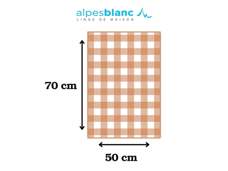  Torchon de cuisine station savoie 50x70 cm - 100 % coton - design affiche rétro - lavable en machine  - Conforama C