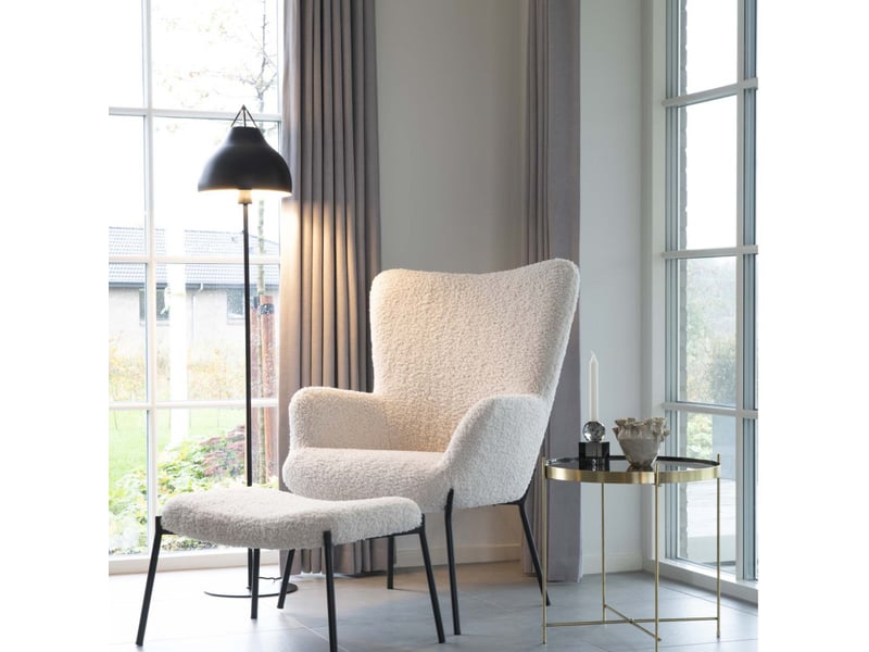 Roma-table basse acier couleur laiton et verre ø70cm  - Conforama E