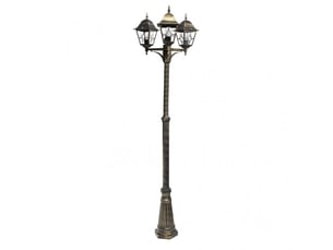 Lampadaire extérieur fabrilamp bootes 3 x e27 bicolore ip44 153-228 x 62 x 62 cm