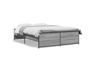 Lit 2 places 120x190cm    coloris gris