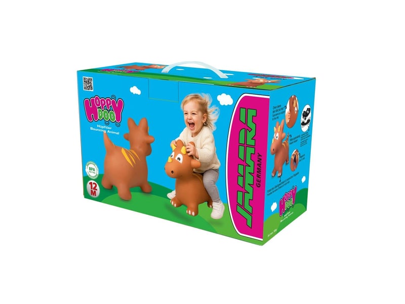 Animal rebondissant dino hoppydoo avec pompe 460591 - Conforama D