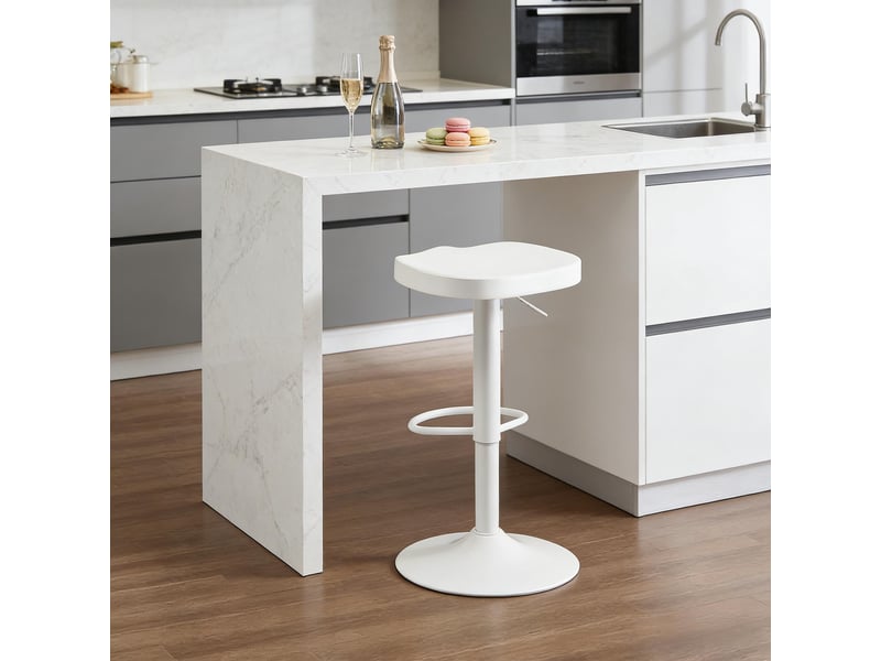  Tabouret de bar élégance 1 pièce, style moderne, chaise haute, siège petit-déjeuner confortable  - Conforama B