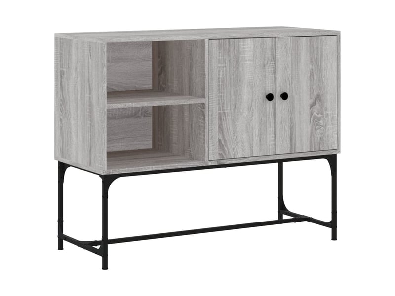  Buffet - bahut - meuble de rangement sonoma gris 100x40x79,5 cm bois d'ingénierie  - Conforama A