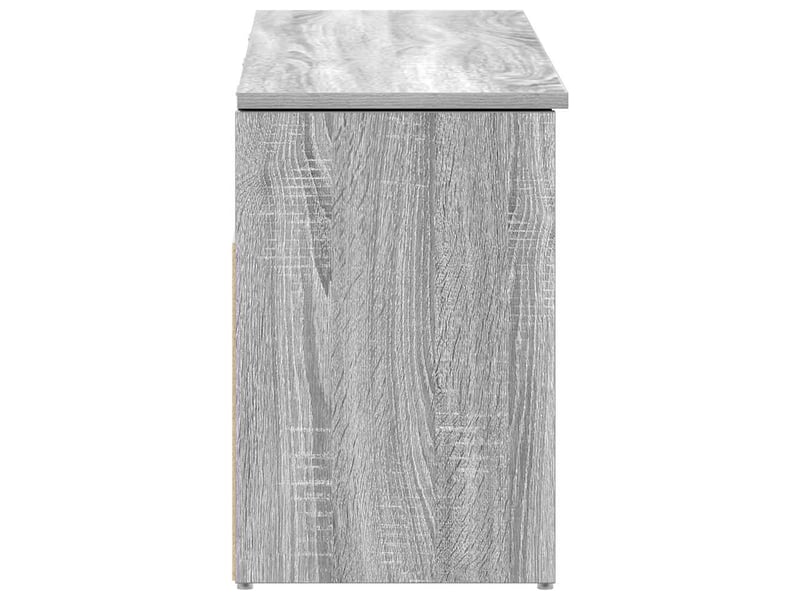  Banc à chaussures, meuble à chaussures sonoma gris 102x30,5x45 cm bois d'ingénierie  - Conforama E