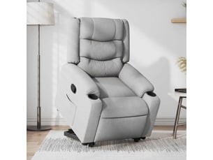 Fauteuil fixe  <strong></strong> Tissu argenté