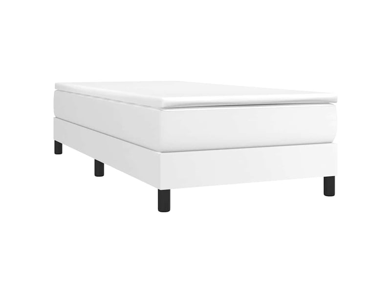  Lit simple- lit adulte -  cadre de lit à lattes blanc 100x200 cm similicuir  - Conforama B
