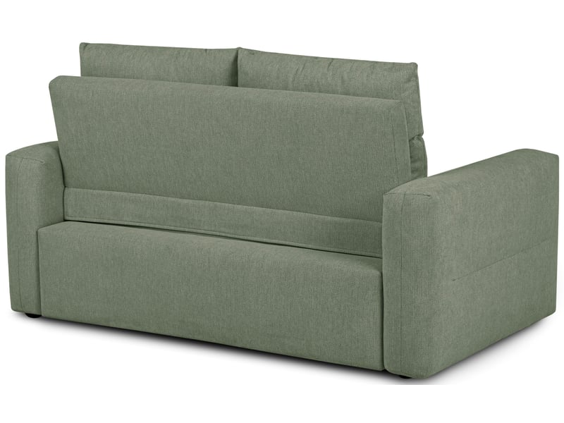 Canape droit convertible vert 2 places - Conforama E