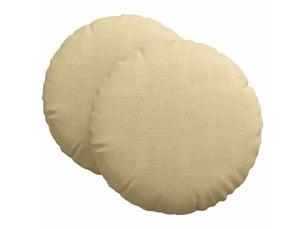 Lot de 2 coussins de siège, coussins décoratifs tissu en velours côtelé vert gris cf59818