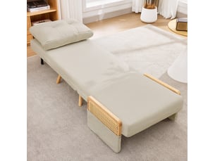 Pouf / repose pied WISHDOR beige