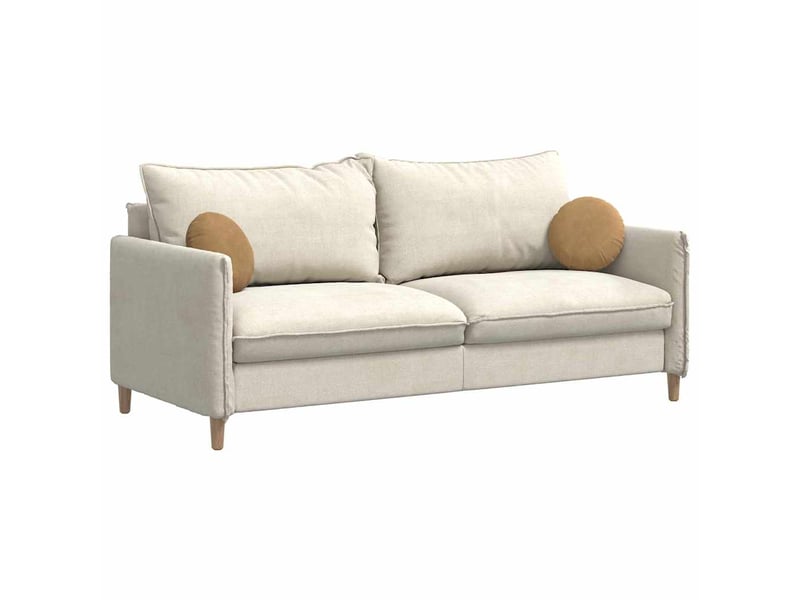  Lot de 2 coussins de siège, coussins décoratifs velours marron ø30 x 13 cm cf59904  - Conforama C