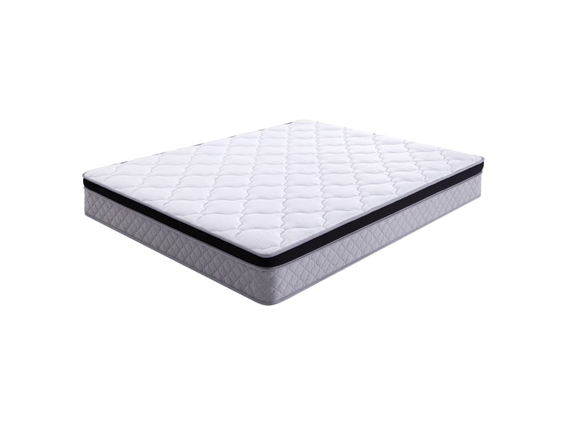  Matelas à ressorts 140x200 cm,fermeté h3,soutien ergonomique,toutes positions de sommeil,25 cm,livré roulé,blanc  - Conforama A