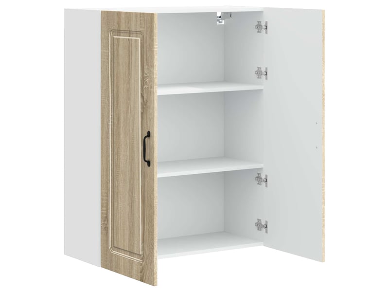  Meuble mural de cuisine | armoire de cuisine chêne sonoma 80x31x100cm shl6111  - Conforama D