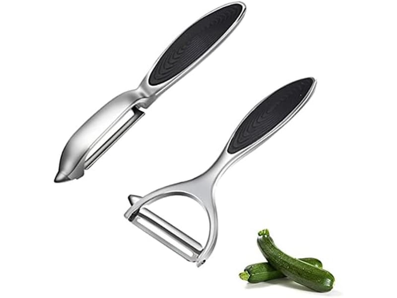  Légumes et fruits, 2 pièces éplucheurs en acier inoxydable pour légumes, carottes, fruits, éplucheur de pomme  - Conforama A
