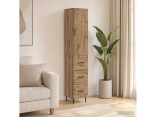 Armoire <strong></strong> <strong></strong> coloris bois clair largeur 33 cm