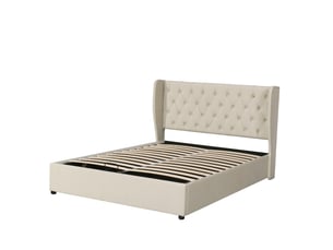 Lit coffre 160x200 cm <strong></strong>  <strong>3068034AAC</strong> coloris beige