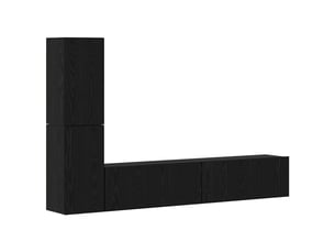Meuble tv coloris noir 160 cm <strong></strong> <strong></strong>